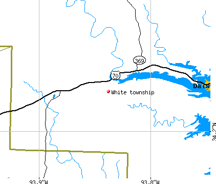 White township, AR map
