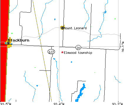 Elmwood township, MO map