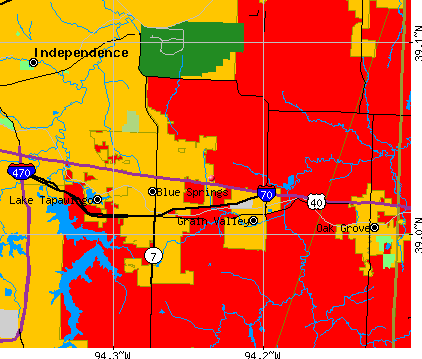 Sni-A-Bar township, MO map