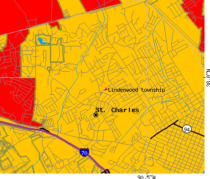 Lindenwood township, MO map