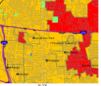 Ferguson township, MO map