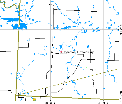 Speedwell township, MO map