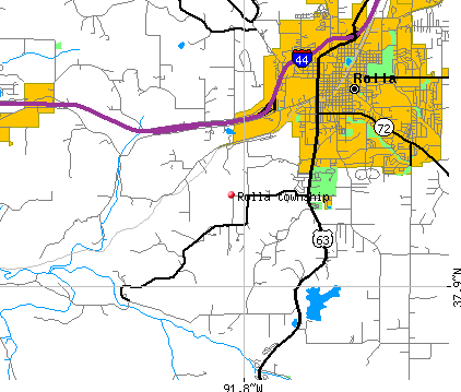 Rolla Mo Zip Code Map Rolla Township, Phelps County, Missouri (Mo) Detailed Profile