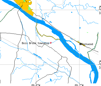 Bois Brule township, MO map