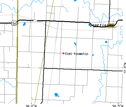 Coal township, MO map