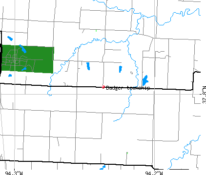 Badger township, MO map