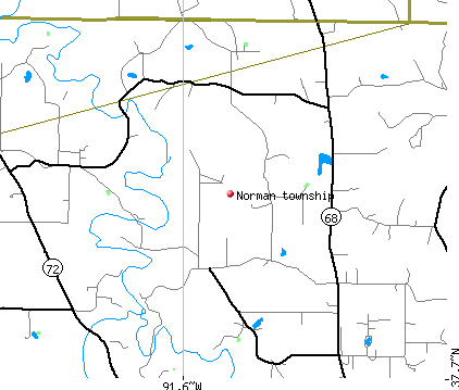 Norman township, MO map
