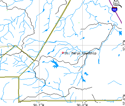 St. Marys township, MO map