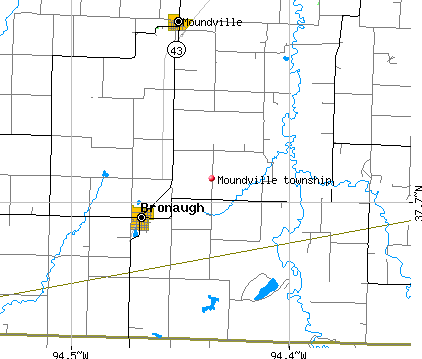 Moundville township, MO map