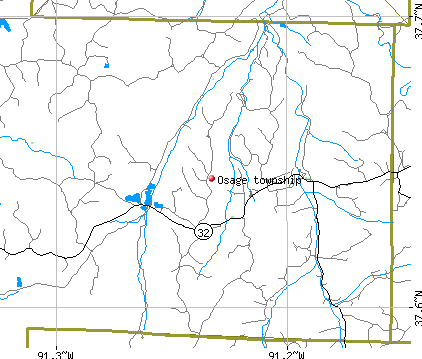 Osage township, MO map