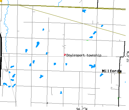 Doylesport township, MO map