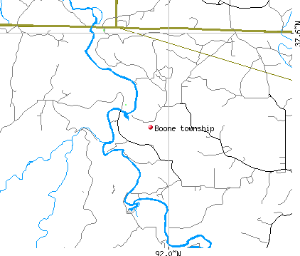 Boone township, MO map