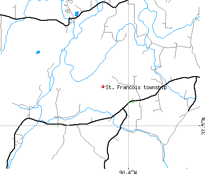 St. Francois township, MO map