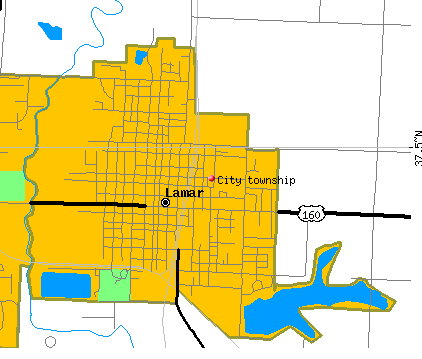 City township, MO map