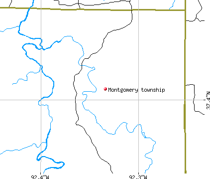 Montgomery township, MO map