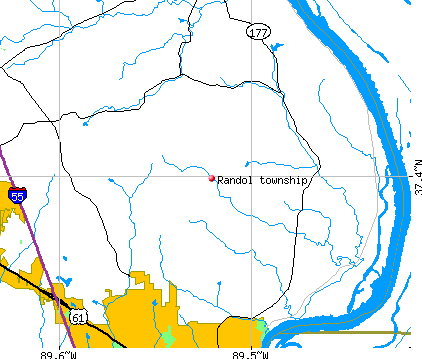 Randol township, MO map