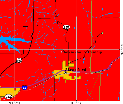 Jackson No. 2 township, MO map