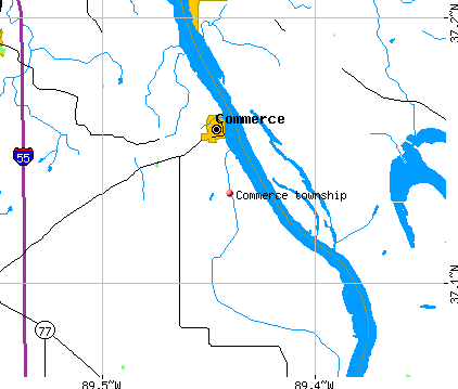 Commerce township, MO map