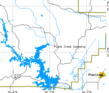 Lost Creek township, MO map