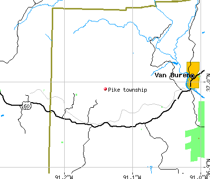 Pike township, MO map