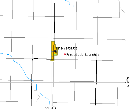 Freistatt township, MO map