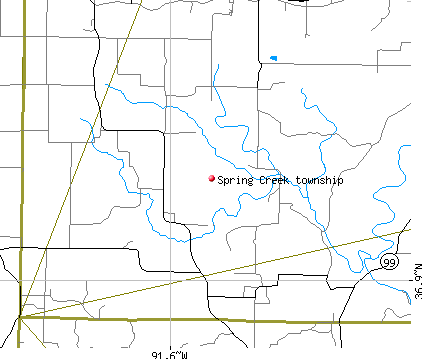 Spring Creek township, MO map