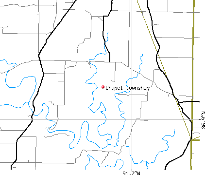 Chapel township, MO map