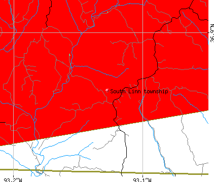 South Linn township, MO map