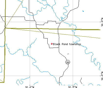 Black Pond township, MO map