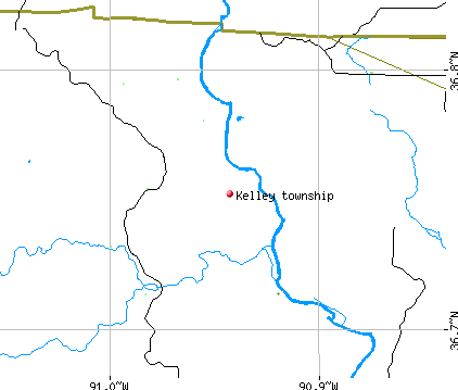 Kelley township, MO map