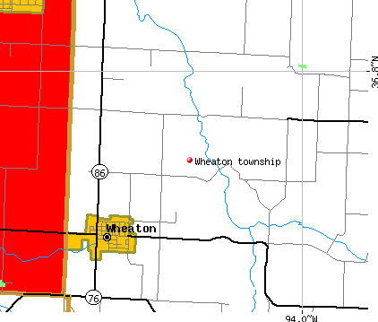 Wheaton township, MO map