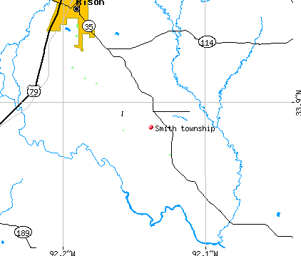 Smith township, AR map