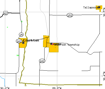 Anderson township, MO map