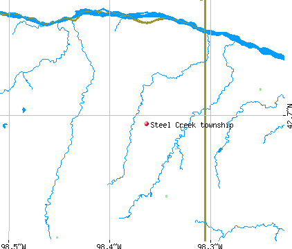 Steel Creek township, NE map