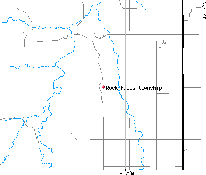 Rock Falls township, NE map