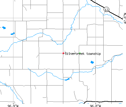 Silvercreek township, NE map