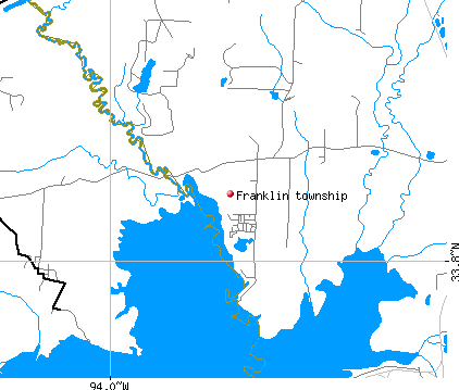 Franklin township, AR map