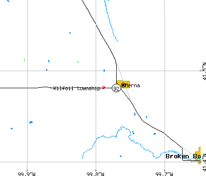 Kilfoil township, NE map
