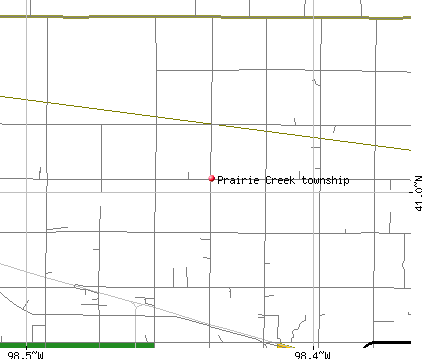 Prairie Creek township, NE map