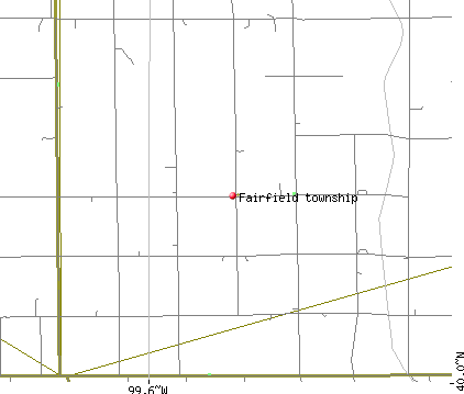 Fairfield township, NE map