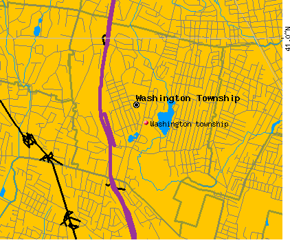 Washington township, NJ map
