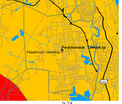 Pequannock township, NJ map