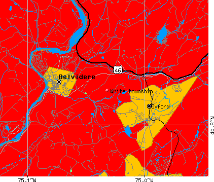 White township, NJ map