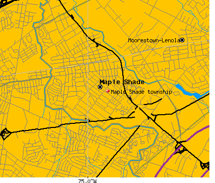 Maple Shade township, NJ map