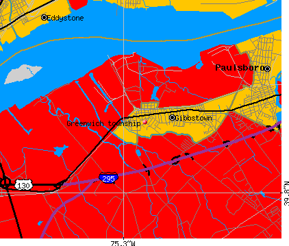 Greenwich township, NJ map