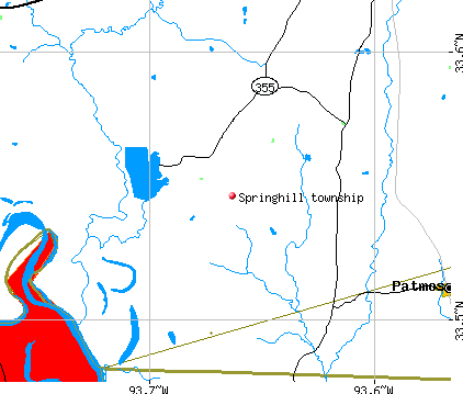 Springhill township, AR map