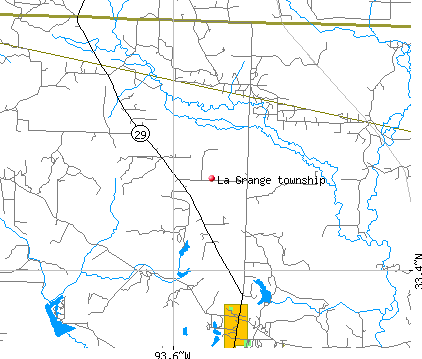La Grange township, AR map