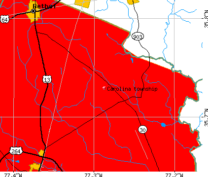 Carolina township, NC map