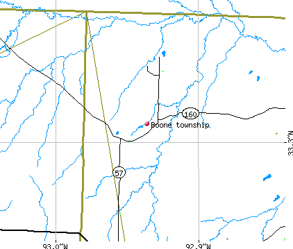 Boone township, AR map