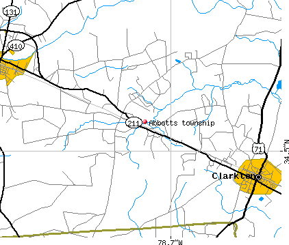 Abbotts township, NC map